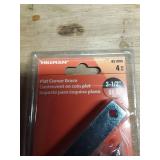 Hillman 3-1/2\" Flat Corner Brace 4-Pack