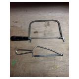 Vintage Hand Saw Set - Coping Saw and Frame Saw