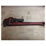 Vintage RIDGE TOOL 18\" Heavy Duty Pipe Wrench