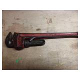 Vintage RIDGE TOOL 18\" Heavy Duty Pipe Wrench