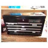 Vintage Craftsman Tool Chest with Labeled Drawers