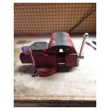 Vintage Red Bench Vise