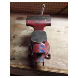 Vintage Red Bench Vise