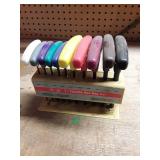 10-Piece Color-Coded T-Handle Hex Key Set SAE
