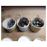 Assorted Hardware in Storage Containers