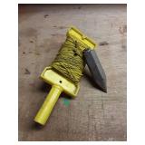 Vintage Yellow Chalk Line Reel