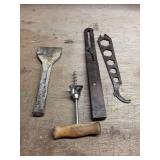 Vintage Tool Collection with Corkscrew