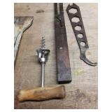 Vintage Tool Collection with Corkscrew