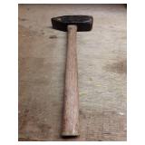 Vintage Claw Hammer with Wooden Handle