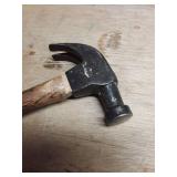 Vintage Claw Hammer with Wooden Handle
