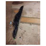 Vintage Wooden Workbench with Paint Residue