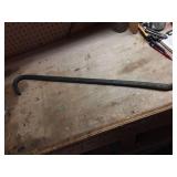 Vintage Steel Crowbar Tool