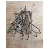 Assorted Metal Utility Hooks and Hangers