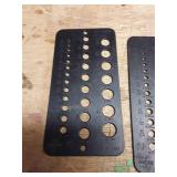 Drill Bit Size Gauge Set with Square