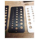 Drill Bit Size Gauge Set with Square