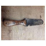 Vintage Woodworking Hand Saw with Wooden Handle