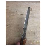 Vintage Woodworking Hand Saw with Wooden Handle