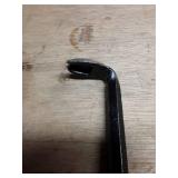 Black L-Shaped Tire Iron with Comfort Grip