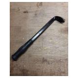 Black L-Shaped Tire Iron with Comfort Grip
