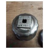 Vintage K-D 2790 Industrial Socket Set, oil filter, set of 3