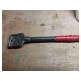 Heavy Duty Scraperwith Red Grip Handle