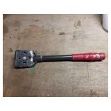 Heavy Duty Scraperwith Red Grip Handle