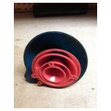 Plastic Funnel Set with Nesting Design