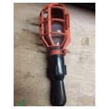 Vintage Orange Trouble Light with Long Cord
