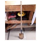 Vintage Garden Spade with Blue Handle