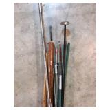 Vintage Garden Stakes and Support Rods Bundle