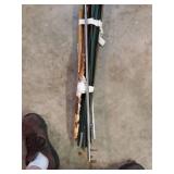 Vintage Garden Stakes and Support Rods Bundle