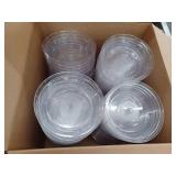 Box Of Clear Plastic Catering Plate Covers