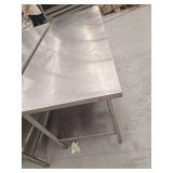 72x30 Stainless Steel Prep Table