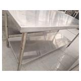 72x30 Stainless Steel Prep Table