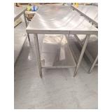 72x30 Stainless Steel Prep Table
