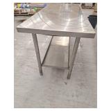 72x30 Stainless Steel Prep Table