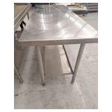78x30 Stainless Steel Prep Table