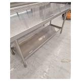 78x30 Stainless Steel Prep Table