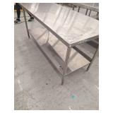 72x30 Stainless Steel Prep Table