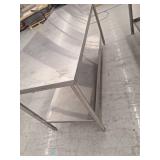 72x30 Stainless Steel Prep Table