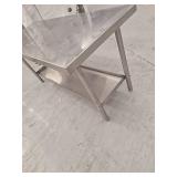 78x30 Stainless Steel Prep Table