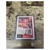 2020 Panini Score Football Patrick Mahomes Kansas City Chiefs Card