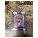 2024 Panini Donruss Optic Football Blue Prizm Jaden Hicks Kansas City Chiefs Rated Rookie Card