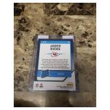 2024 Panini Donruss Optic Football Blue Prizm Jaden Hicks Kansas City Chiefs Rated Rookie Card