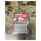 2022 Panini Rookies & Stars Football Standing Ovation Patrick Mahomes Kansas City Chiefs Card