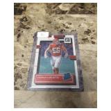 2022 Panini Donruss Optic Football George Karlaftis Kansas City Chiefs Rated Rookie Card