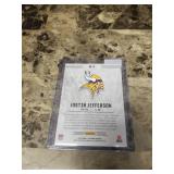2020 Panini Illusions Football Justin Jefferson Minnesota Vikings Rookie Card