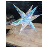 Iridescent LED Moravian Star Light - Retail: $25