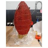 20  Pre-Lit Red Christmas Light Bulb Decoration - Retail: $90