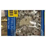 Northlight Tinsel Wreath with Angel Christmas Tree Topper - Retail: $50